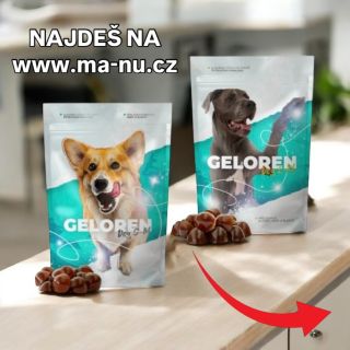 🐶✨ Pejsek si zaslouží tu nejlepší péči – nejen za odměnu, ale i pro zdravé klouby a radost z pohybu. 🍬 Geloren Dog je...