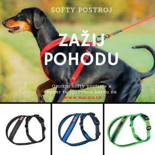🧡 SOFTY postroje od Tameru – nově v nabídce MA-NU Pohodlné, měkce polstrované postroje, které si váš pes zamiluje. Vhodné...